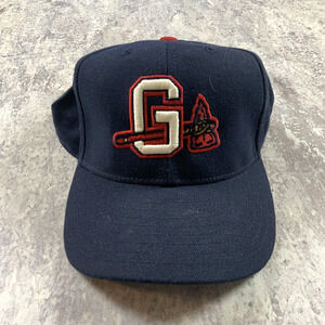 New Era Gwinnett Braves Hat Mens Blue Strapback Cap Fits Atlanta MLB